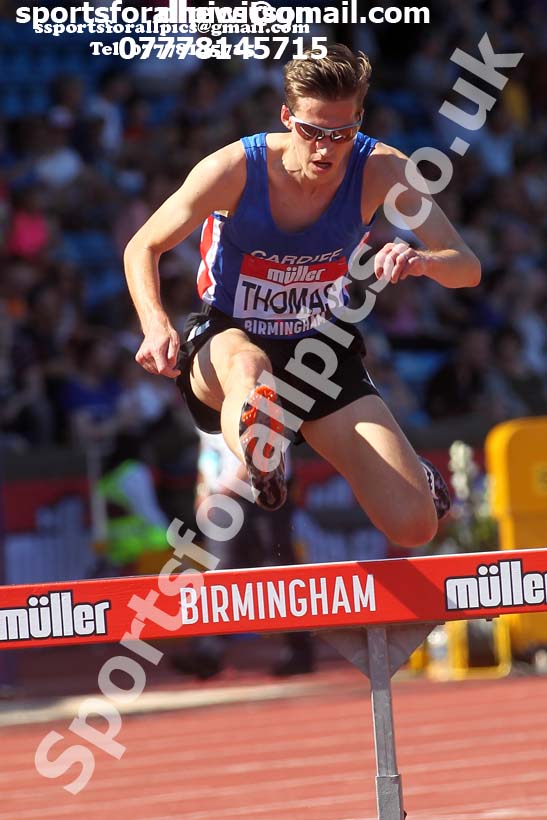 Mens 3000 metres steeplechase, 2019 Muller British Championships, Alexander Stadium, Birmingham. Photo: David T. Hewitson/Sports for All Pics